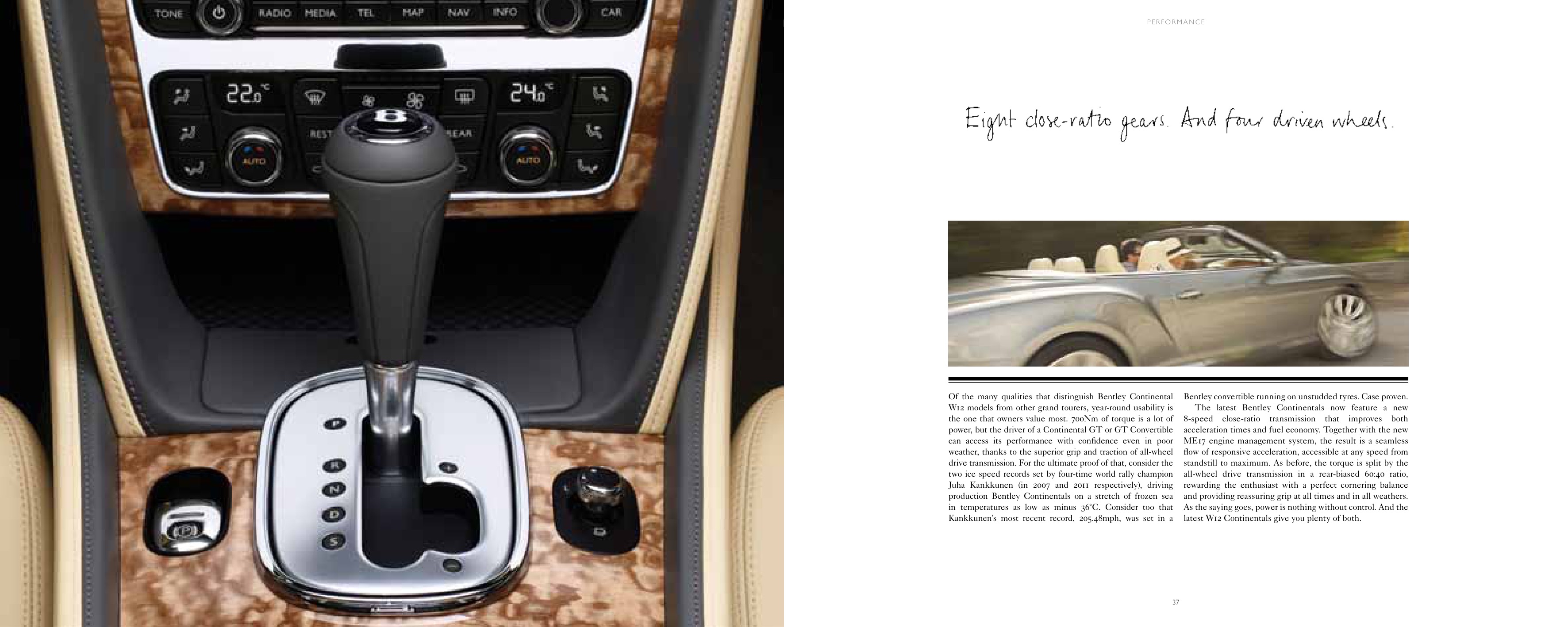 2013 Bentley Continental GT Brochure Page 13